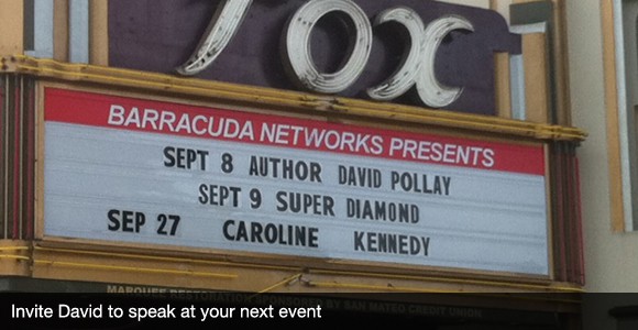 Invite David Pollay to speak at your next event